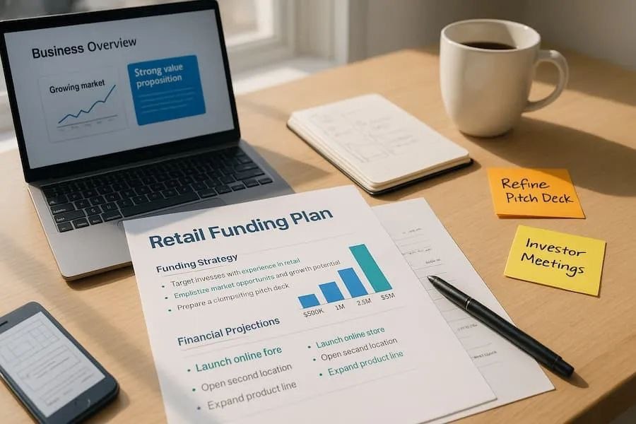Funding strategy plan and financial projections