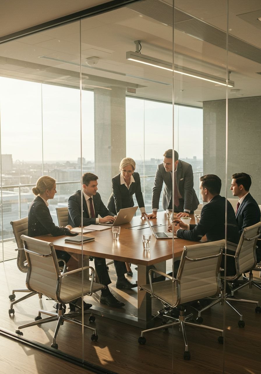ZHCC boardroom strategy session